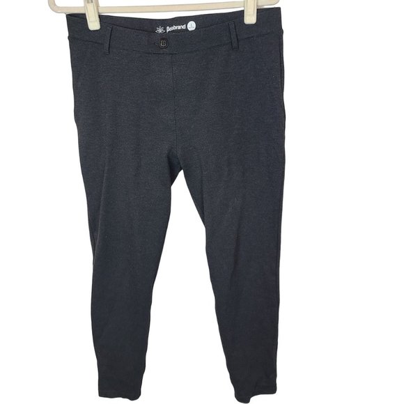 Betabrand Womens PL Black Stretch Skinny-Leg Classic Dress Pant Yoga Pants